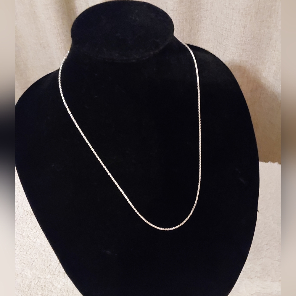 🌺 NWT Primrose Elegant 24" Sterling Silver Necklace/Chain
